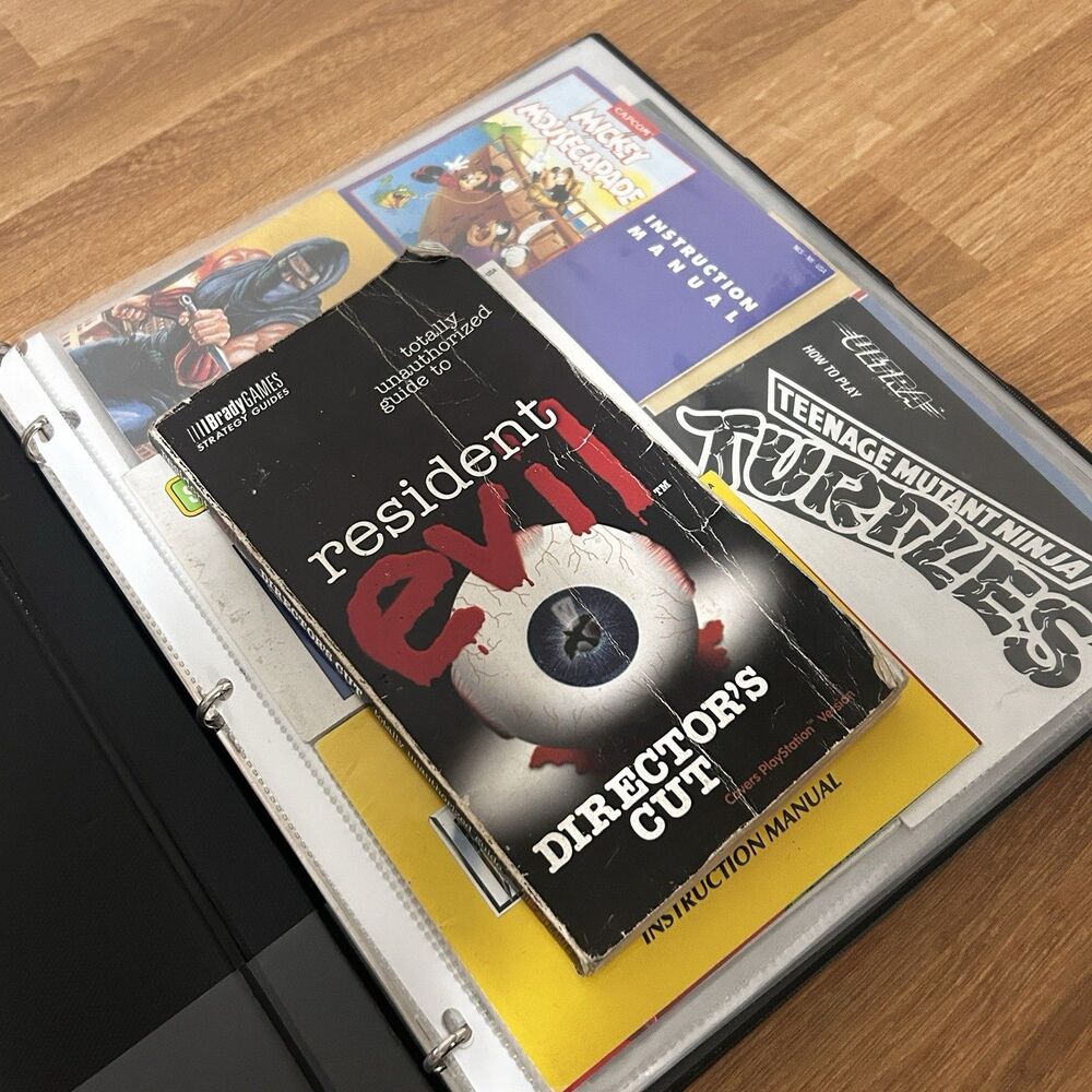 Huge Vintage Video Game Manual Lot SNES NES N64 Game Genie Zelda Super Metroid